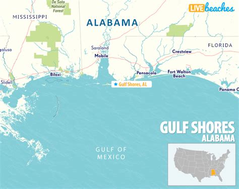 Gulf Shores Alabama Map