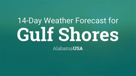 Gulf Shores Alabama Weather