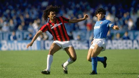 Gullit vs Maradona Comparison