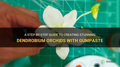 Gumpaste Dendrobium Orchid Tutorial