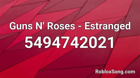 Gun N Roses - Welcome To The Jungle! [Full] Roblox ID