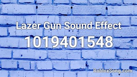 Gun Sound Effect Roblox ID