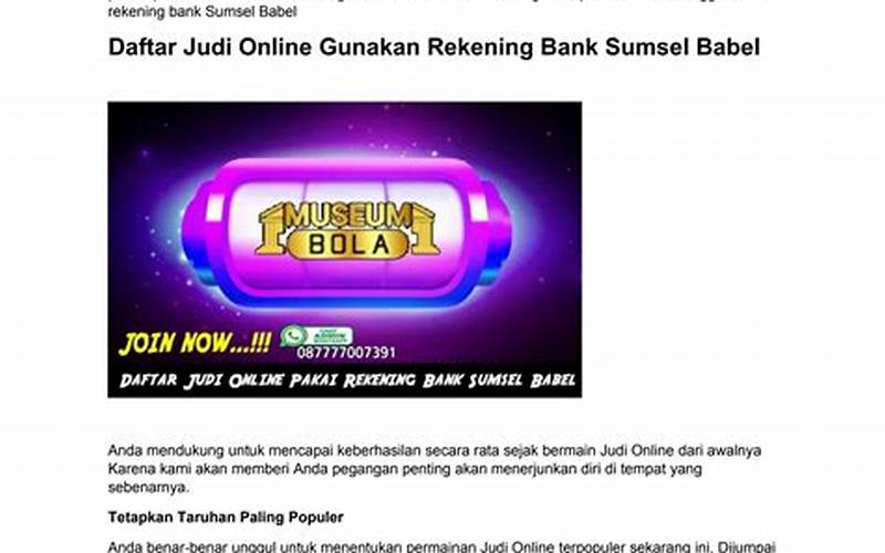 Gunakan Rekening