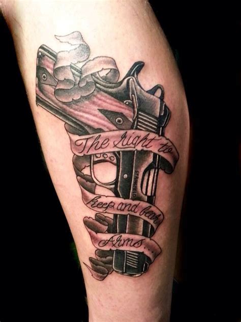 25 of the Best Gun Tattoos Tattoo Insider