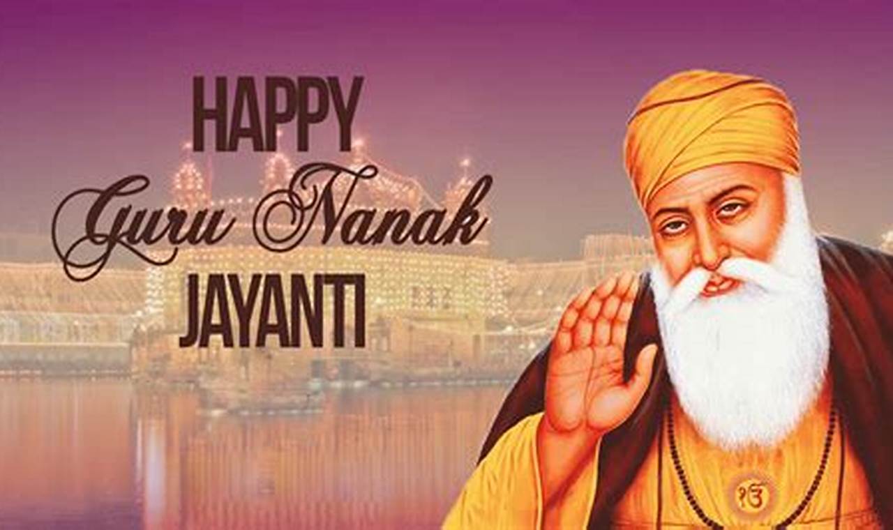 Guru Nanak Birthday Date 2024