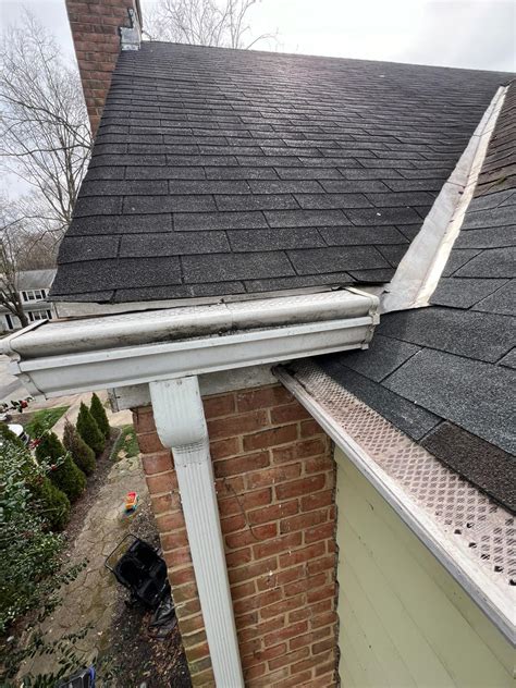 Gutter Damage Example in Columbia MD