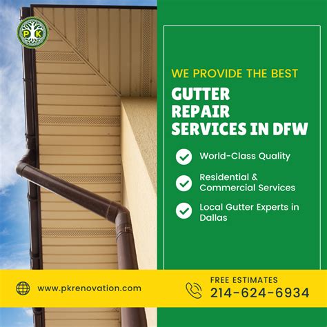 Gutter Repair Dallas TX Emergency Services