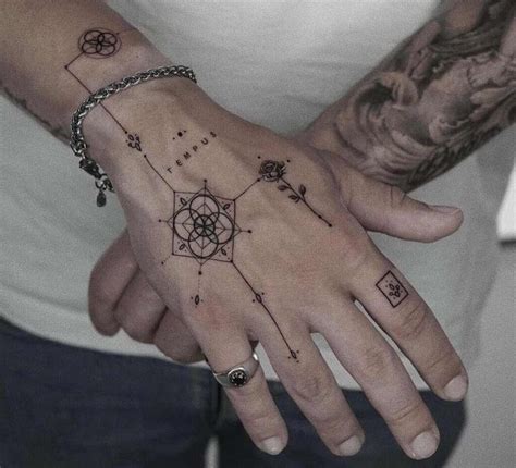 Guy Hand Tattoos