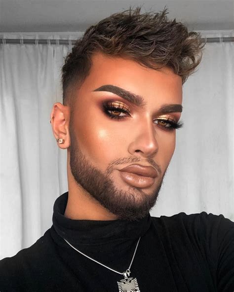 Guy With Beard And Makeup