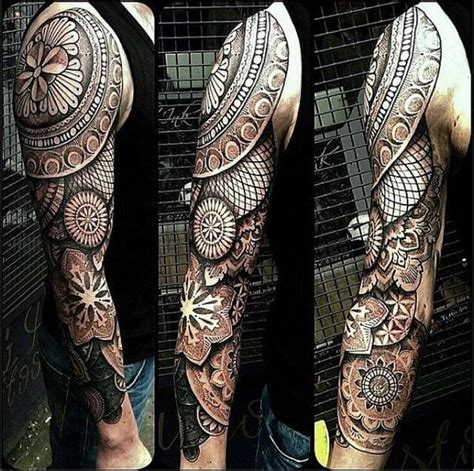 Guys Mandala Tattoo