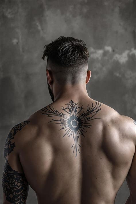 Guys With Back Tattoos