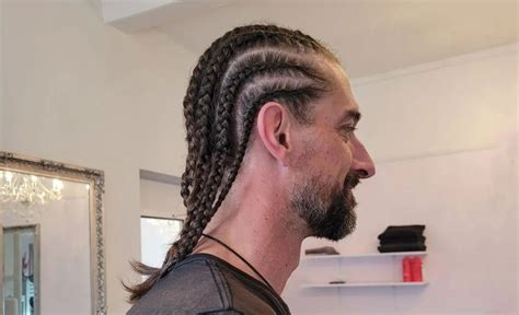 Guys With Long Hair Braids