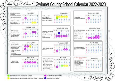 Gwinnett County Academic Calendar
