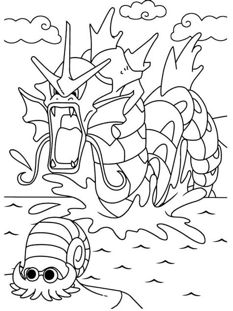 Gyarados Coloring Pages