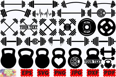 Get Fit and Fabulous with the Trendiest Gym SVG Designs - Elevate Your Workouts Now!