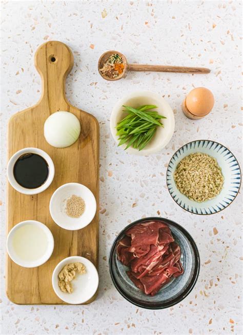 ingredients for gyudon sauce