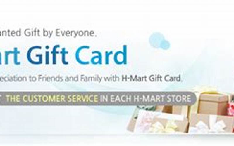 H Mart Gift Card