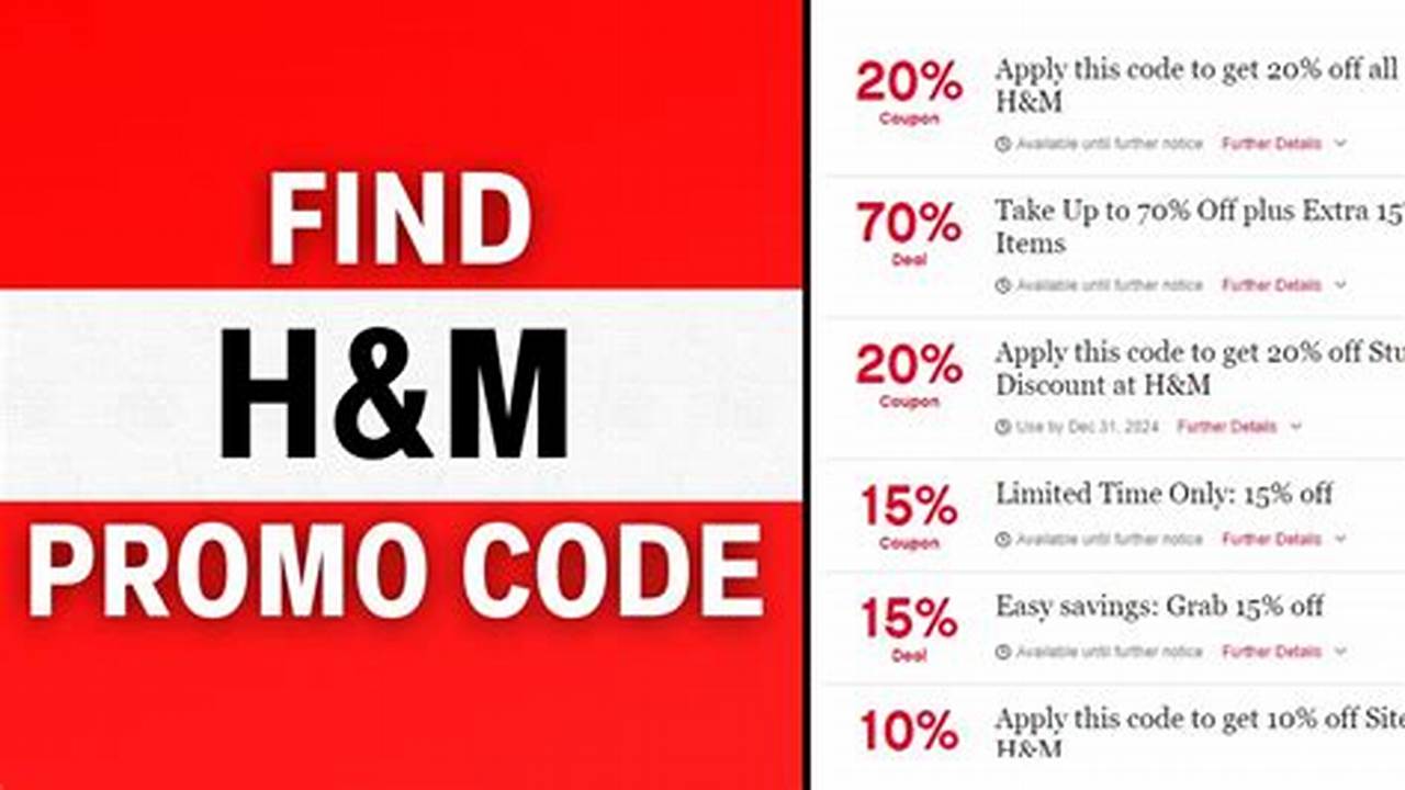 H&M Promo Code 2024