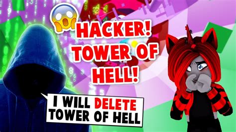 HACKER TREATENS To DELETE Tower Of Hell! (Roblox) - YouTube