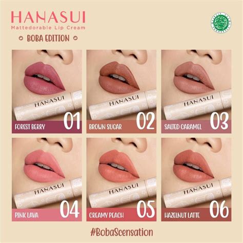 HANASUI MATTEDORABLE BOBA LIP CREAM