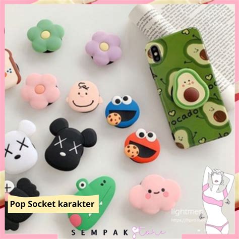 HC Popsocket 3D Karakter 3D Cartoon Popsockets Popsocket Motif part 2 BISA COD