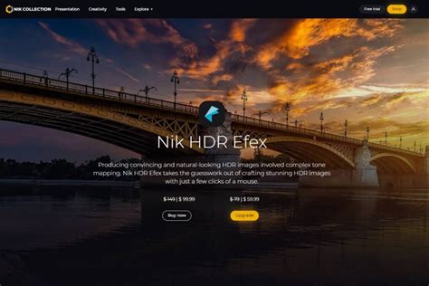 HDR Efex Pro photo editing software