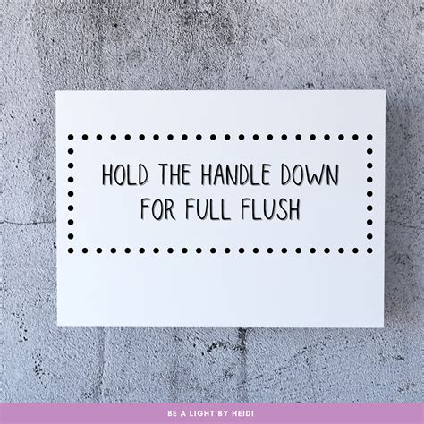 Hold Handle For Couple Of Seconds Printable