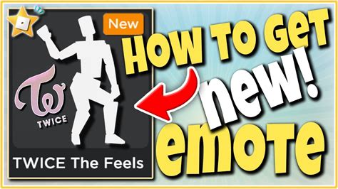 HOW TO GET NEW *TWICE* EMOTES in Roblox - YouTube