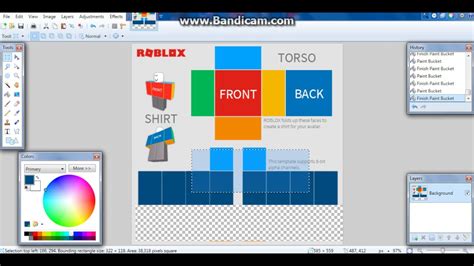 HOW TO MAKE A ROBLOX SHIRT USING PAINT.NET - YouTube