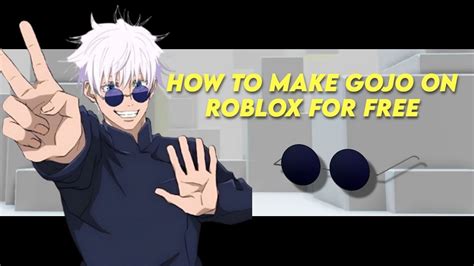 HOW TO MAKE GOJO IN ROBLOX!!!! (Avatar Tutorial) - YouTube