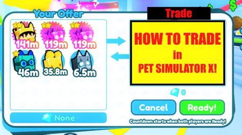 HOW TO TRADE in PET SIMULATOR X! (Roblox) - YouTube