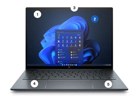 HP Elite Dragonfly display