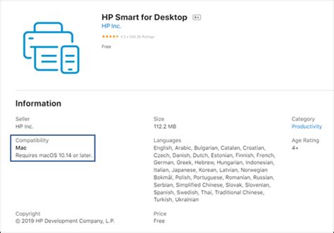 HP Smart App Compatibility