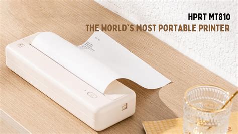 HPRT MT810 portable printer setup