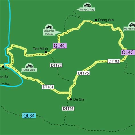 Ha Giang Loop route