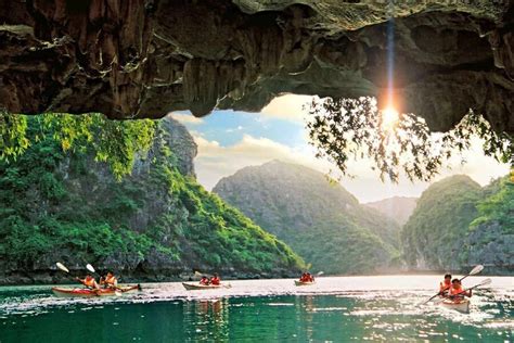 Ha Long Bay Kayaking cave