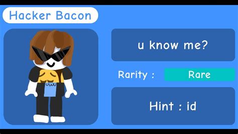 Hacker Bacon - Roblox