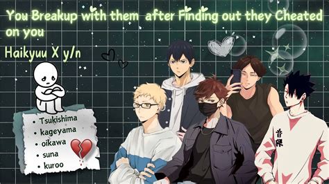 Haikyuu Characters Cheating On You