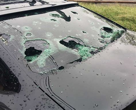 Hail damaged car spokane