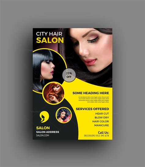 Hair Salon Flyer Templates