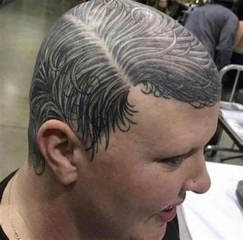 Hair Tattoo For Bald Men / Head Tattoos Tattoo Insider