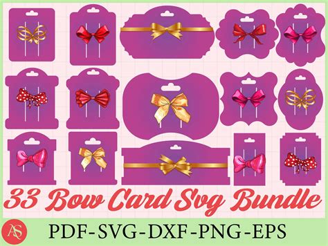 Download Hair Bow Cards Files