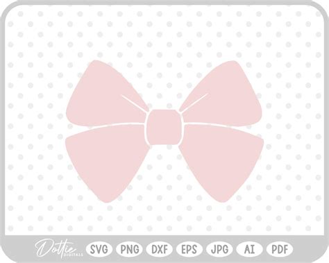 Download Hair Bow Commercial Use DXF Files