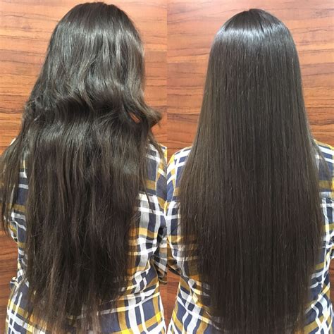 Hair Style After Smoothening