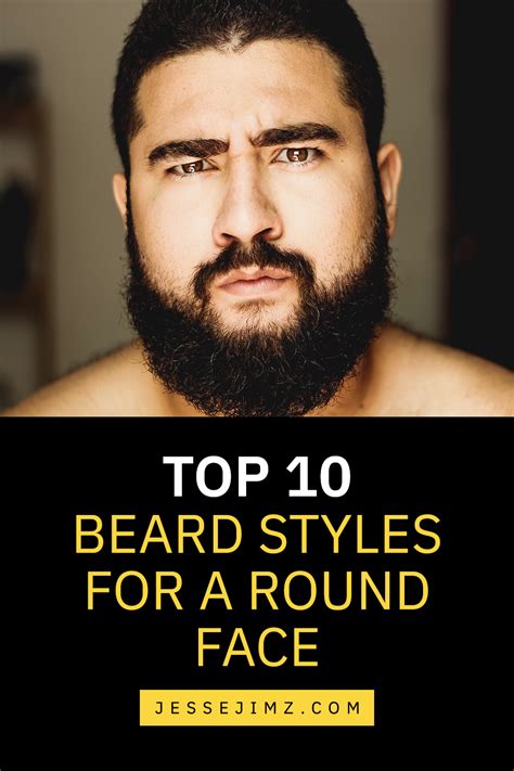 Hair Style And Beard Style For Round Face