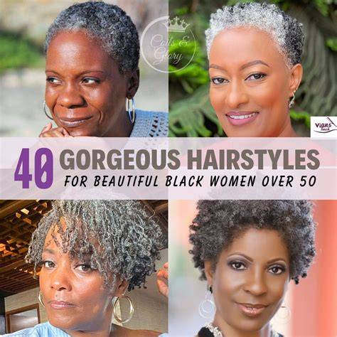 Hair Style For Black Woman Over 50