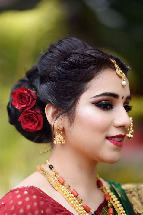 Hair Style For Marathi Wedding
