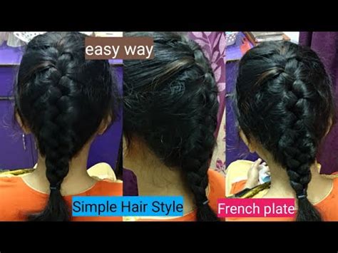 Hair Style French Plate