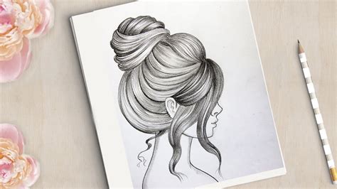 Hair Style Girl Easy Drawing
