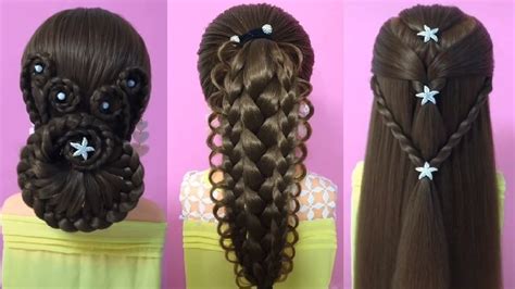 Hair Style Girl Step By Step For Party